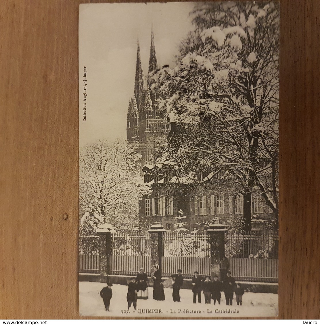 Quimper.la Préfecture.sous La Neige - Quimper