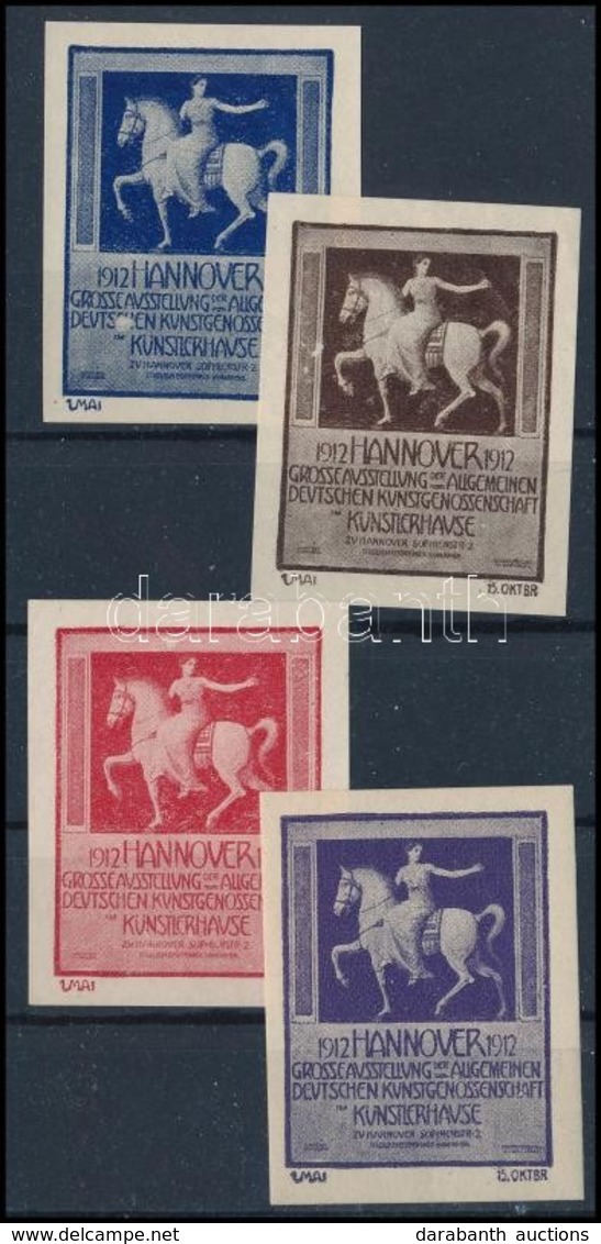 1912 Hannover Vásár Levélzáró Sor - Unclassified