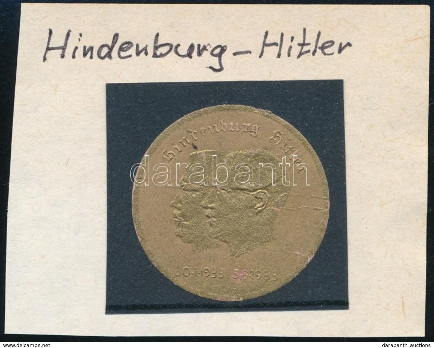 Hindenburg és Hitler Levélzáró - Unclassified