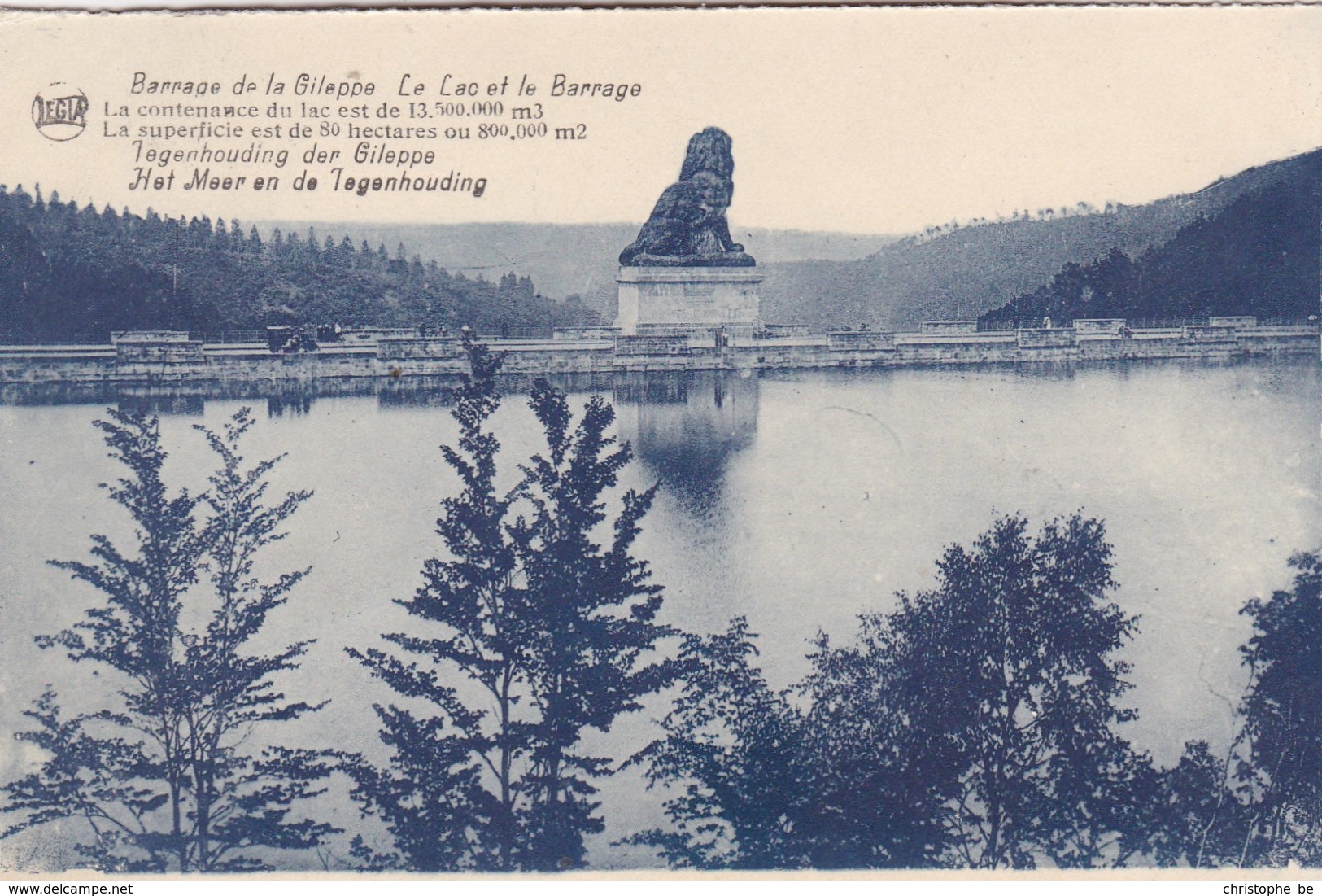 Barrage De La Gileppe, Le Lac Et La Barrage (pk58129) - Gileppe (Stuwdam)