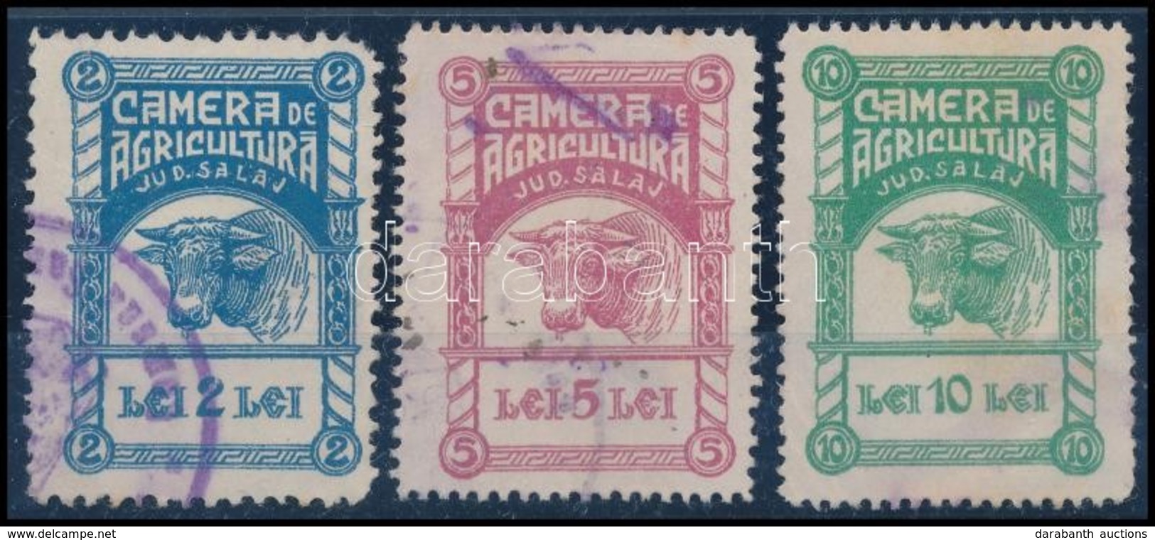 1925 Zilah (Szilágy Megye) 3 Db Illetékbélyeg - Unclassified