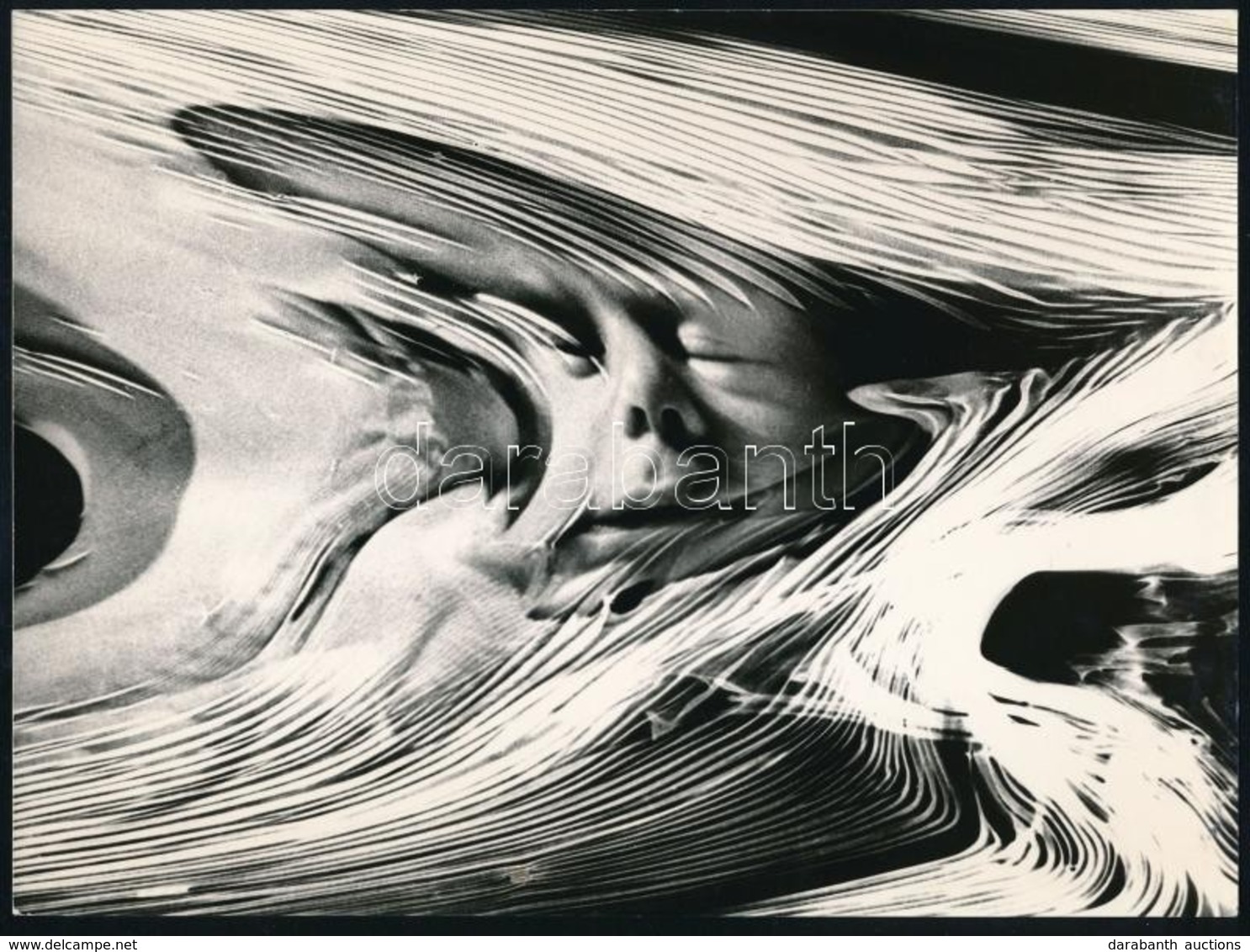 Cca 1977 Loska György: Születés, Feliratozott Vintage Fotóművészeti Alkotás, A Magyar Fotográfia Avantgarde Korszakából, - Andere & Zonder Classificatie