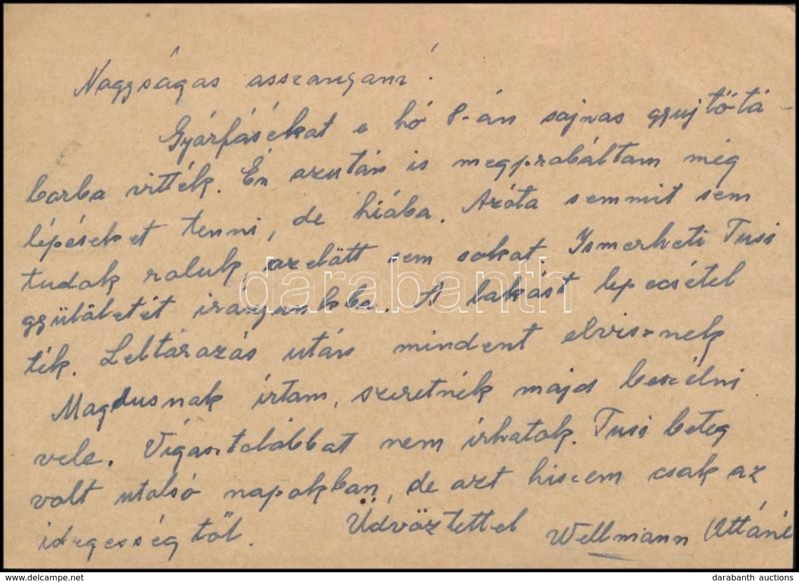 1944 Kolozsvári Levelezőlap Melyben Egy Család Elhurcolásáról és Vagyon Lefoglalásról Beszélnek - Autres & Non Classés