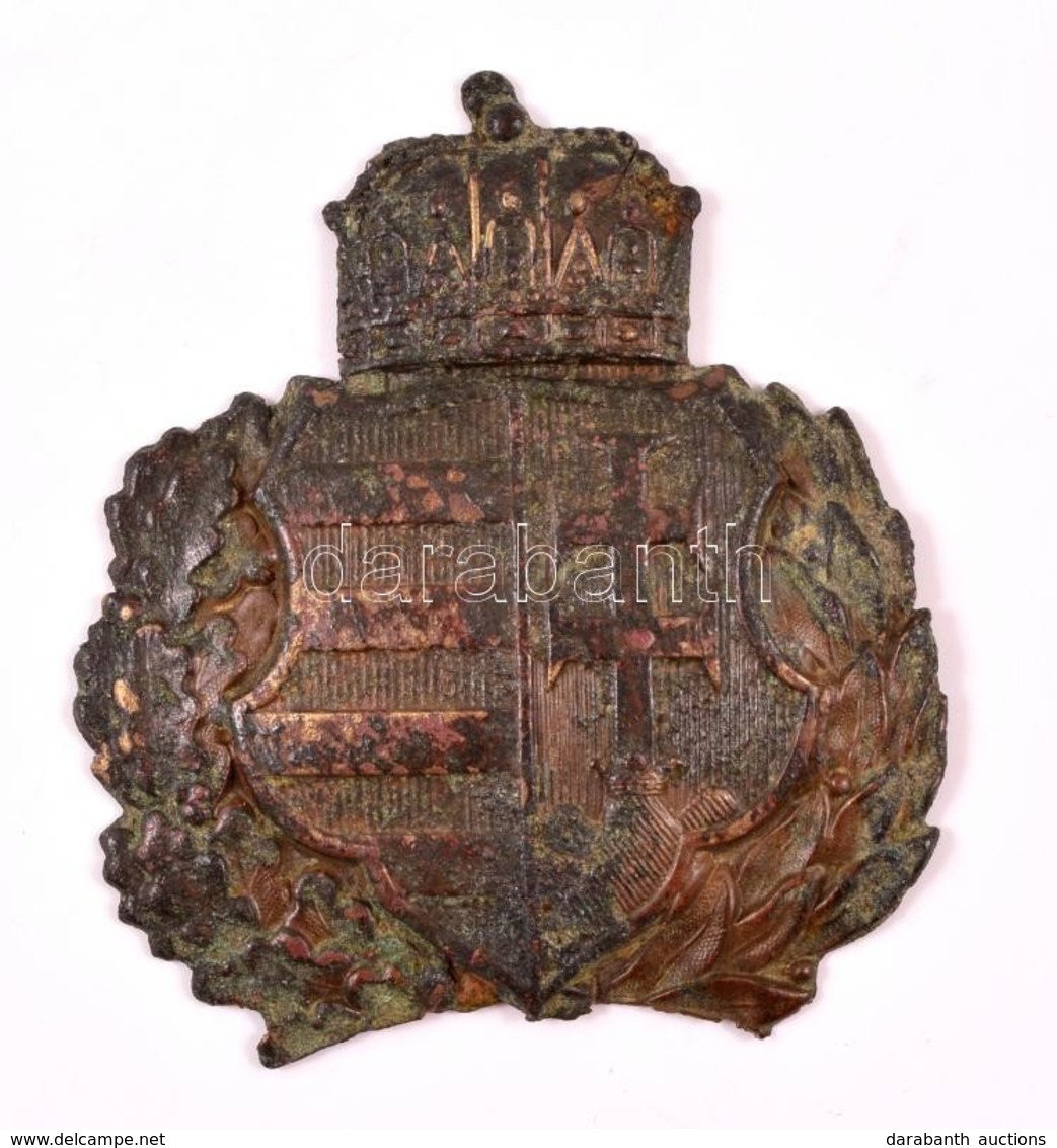 Magyar Címer, Bronz, 9×7,5 Cm - Other & Unclassified