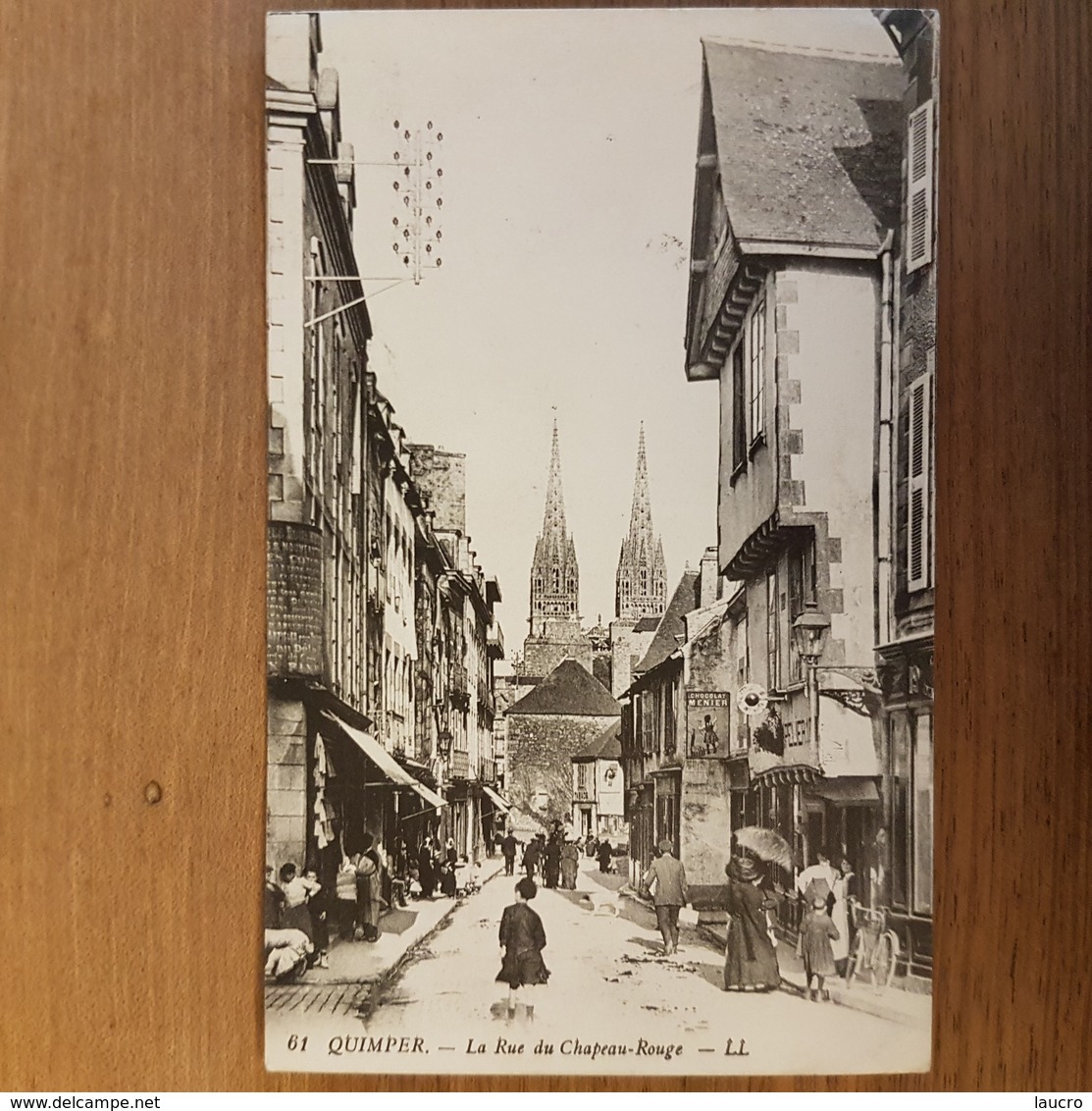 Quimper.rue Du Chapeau Rouge.cachet Militaire - Quimper