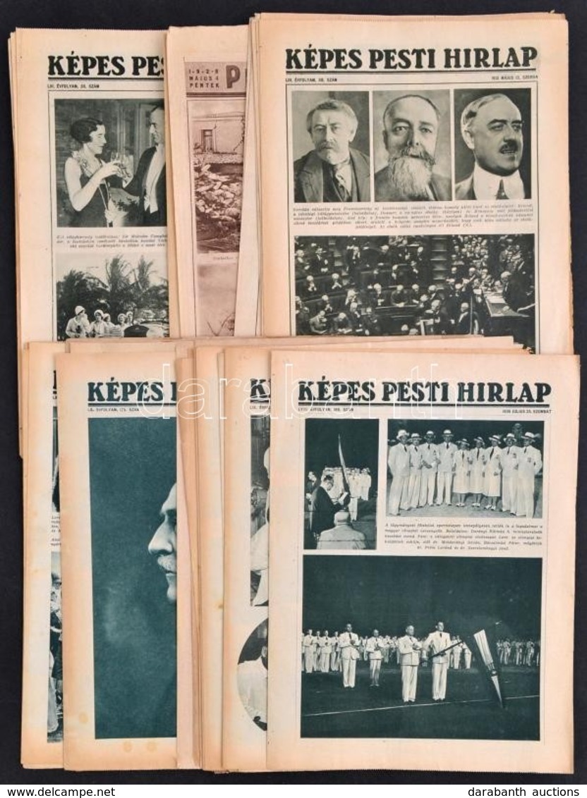 Cca 1930 43 Db Képes Pesti Hírlap Magazin - Non Classés
