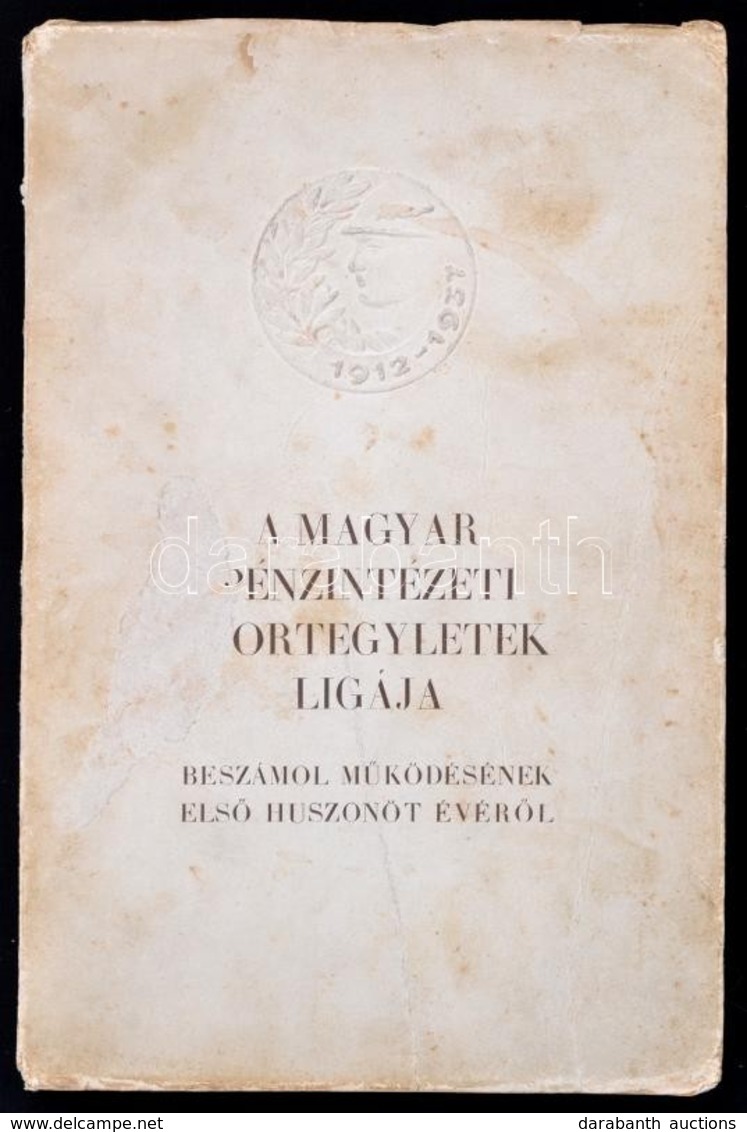 Magyar Pénzintézeti Sportegyletek Ligája Beszámol Működésének Első Huszonöt évéről. 1912-1937. Bp.,1937, Globus-ny., 212 - Unclassified