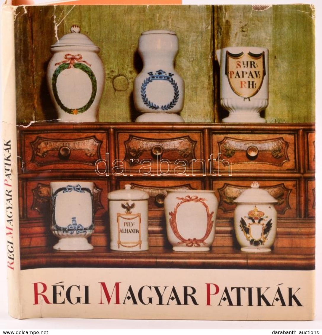 Nékám Lajosné: Régi Magyar Patikák. Bp., 1971, Corvina. Kiadói Egészvászon Kötésben Fedőborítóval - Unclassified