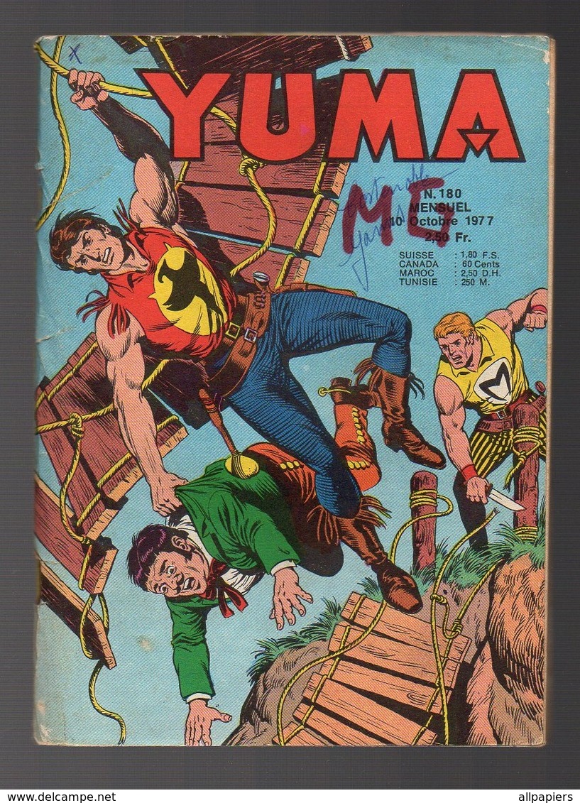 Petit Format Yuma N°180 Zagor Le Défi De Supermike - Le Petit Ranger - Les Bergers De 1977 - Yuma