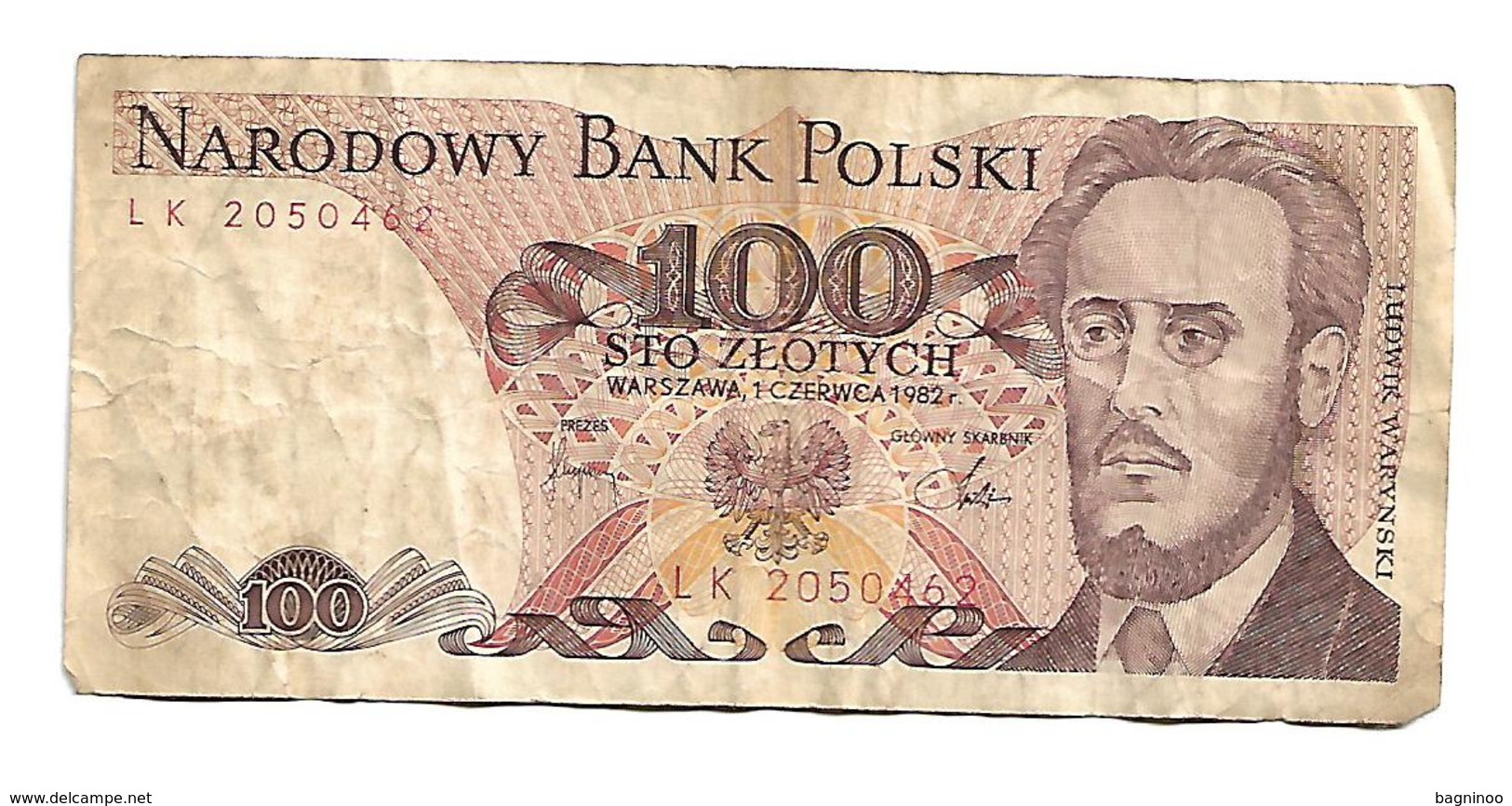 POLAND 100 Zloty 1982 - Poland