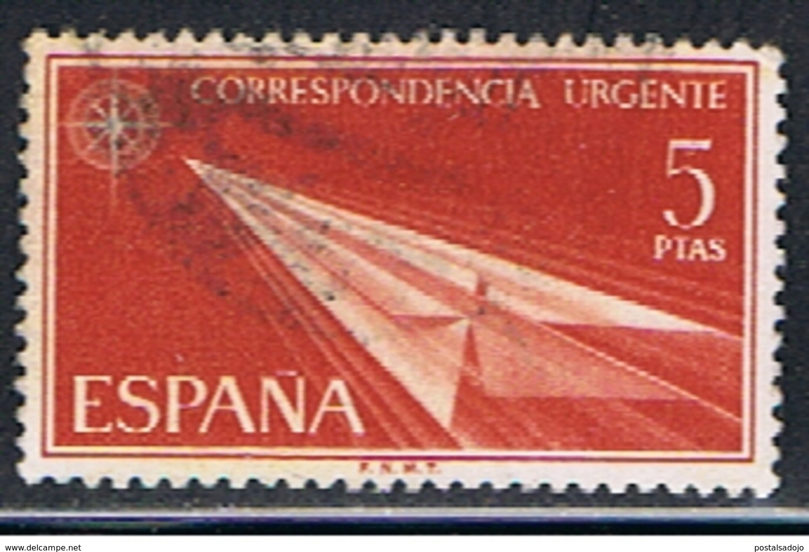 (3E 089) ESPAÑA // EDIFIL 1765 // Y&T 34 // 1956-66 - Exprès