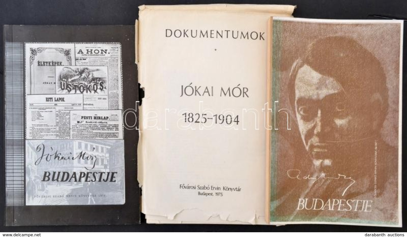 Ady Endre Budapestje, Jókai Mór Budapestje, Bp., 1977. Szabó Ervin. Csak 1000-1000 Pld.  + Dokumentumok - Jókai Mór 1825 - Unclassified