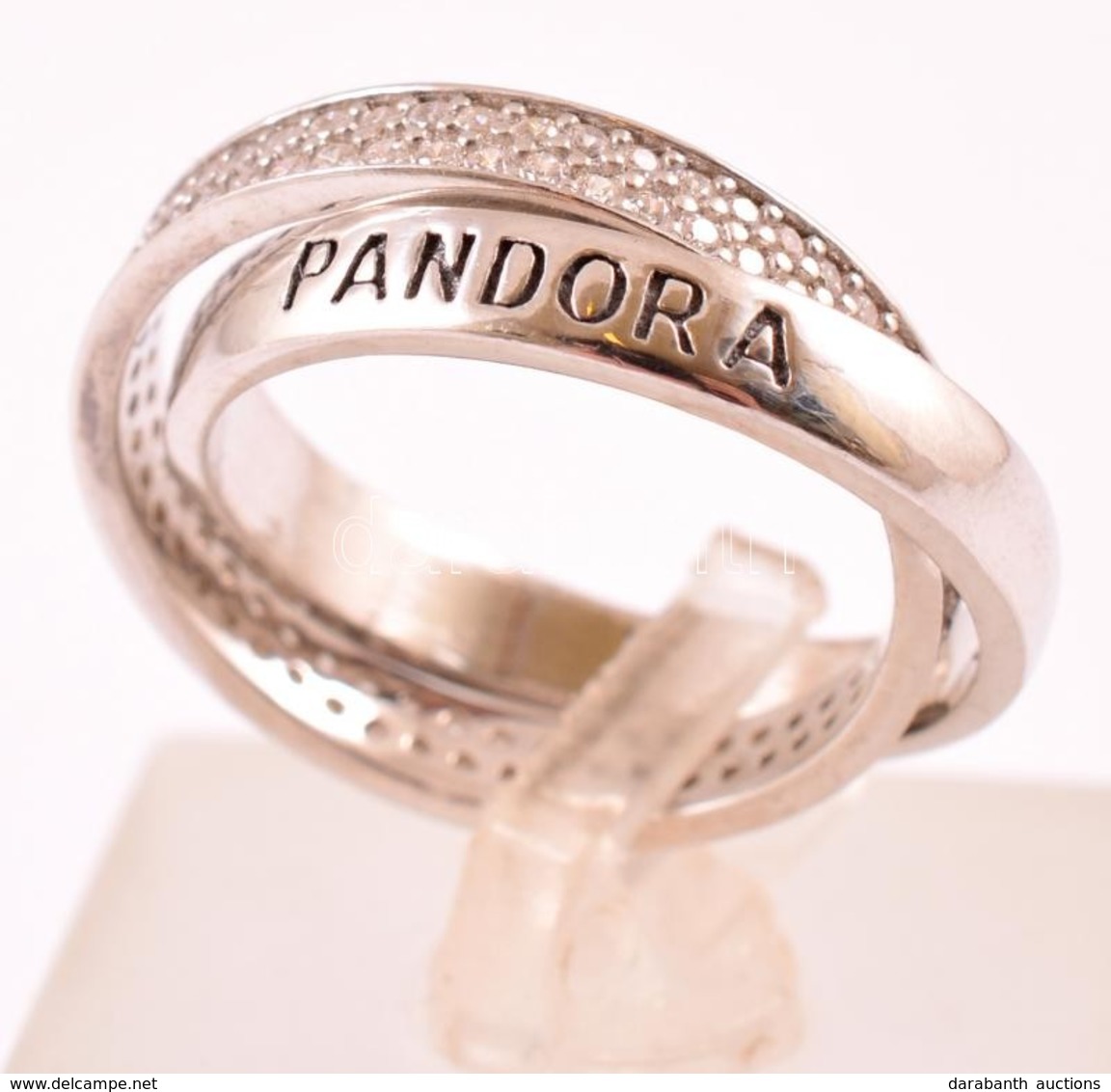 Ezüst(Ag) Pandora Gyűrű, Jelzett, Méret: 53, Bruttó: 4,4 G - Other & Unclassified