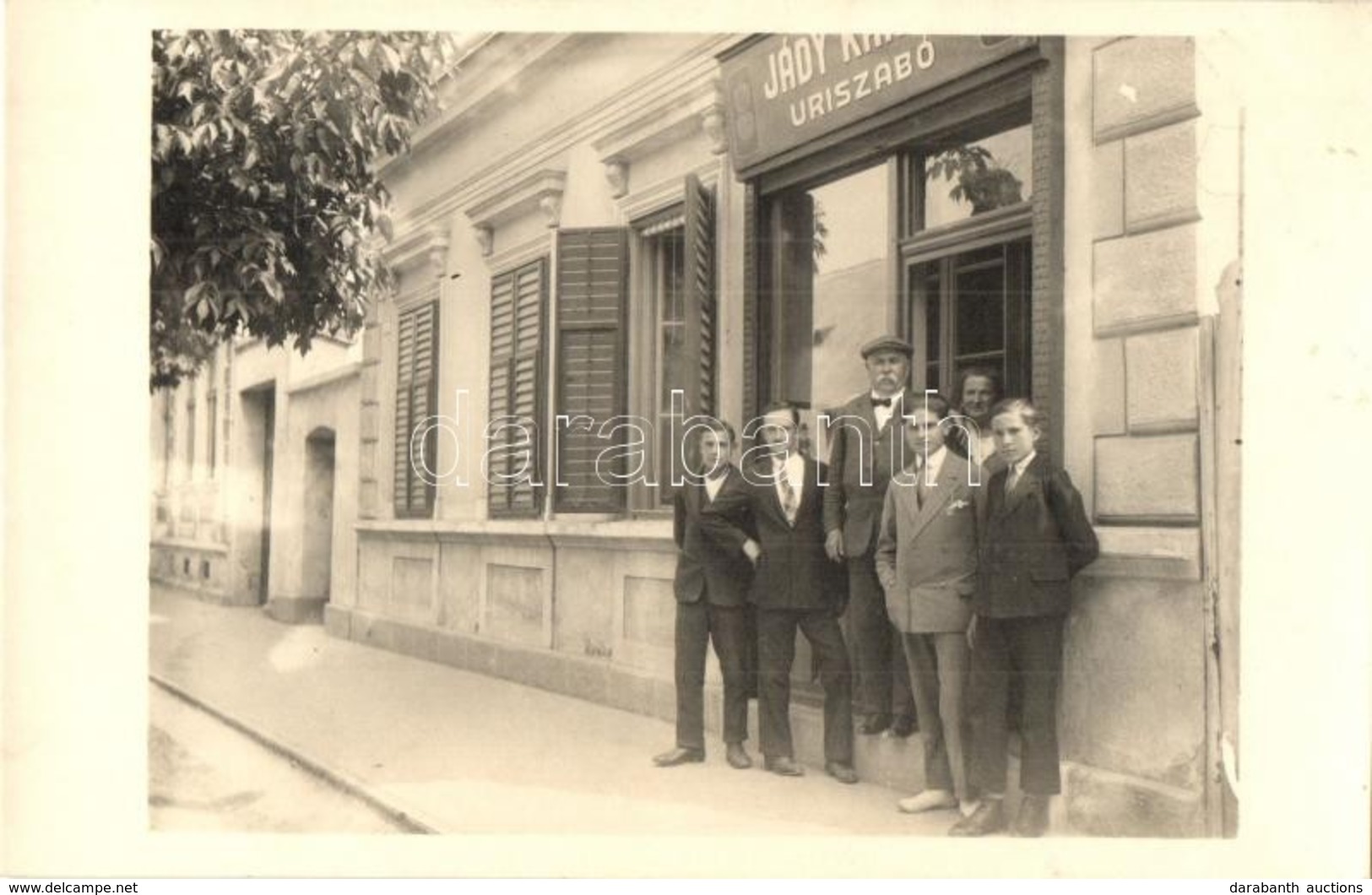 * T2 1929 Zalaegerszeg, Újváros Utca, Jády Károly úri Szabó üzlete. Photo - Zonder Classificatie