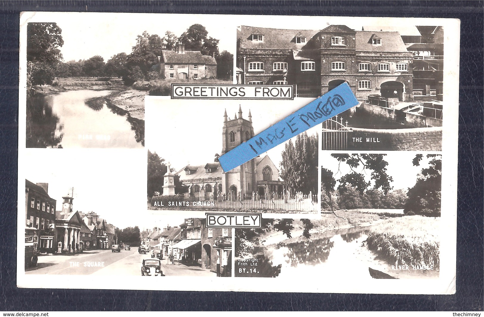 RP BOTLEY MULTIVIEW Nr EASTLEIGH & FARNHAM 1950'S USED FRITHS SERIES - Other & Unclassified