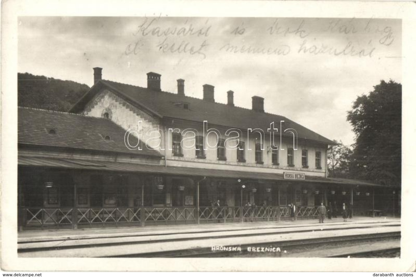 T2/T3 Garamberzence, Hronská Breznica; Stanica / Vasútállomás / Bahnhof / Railway Station (EK) - Zonder Classificatie