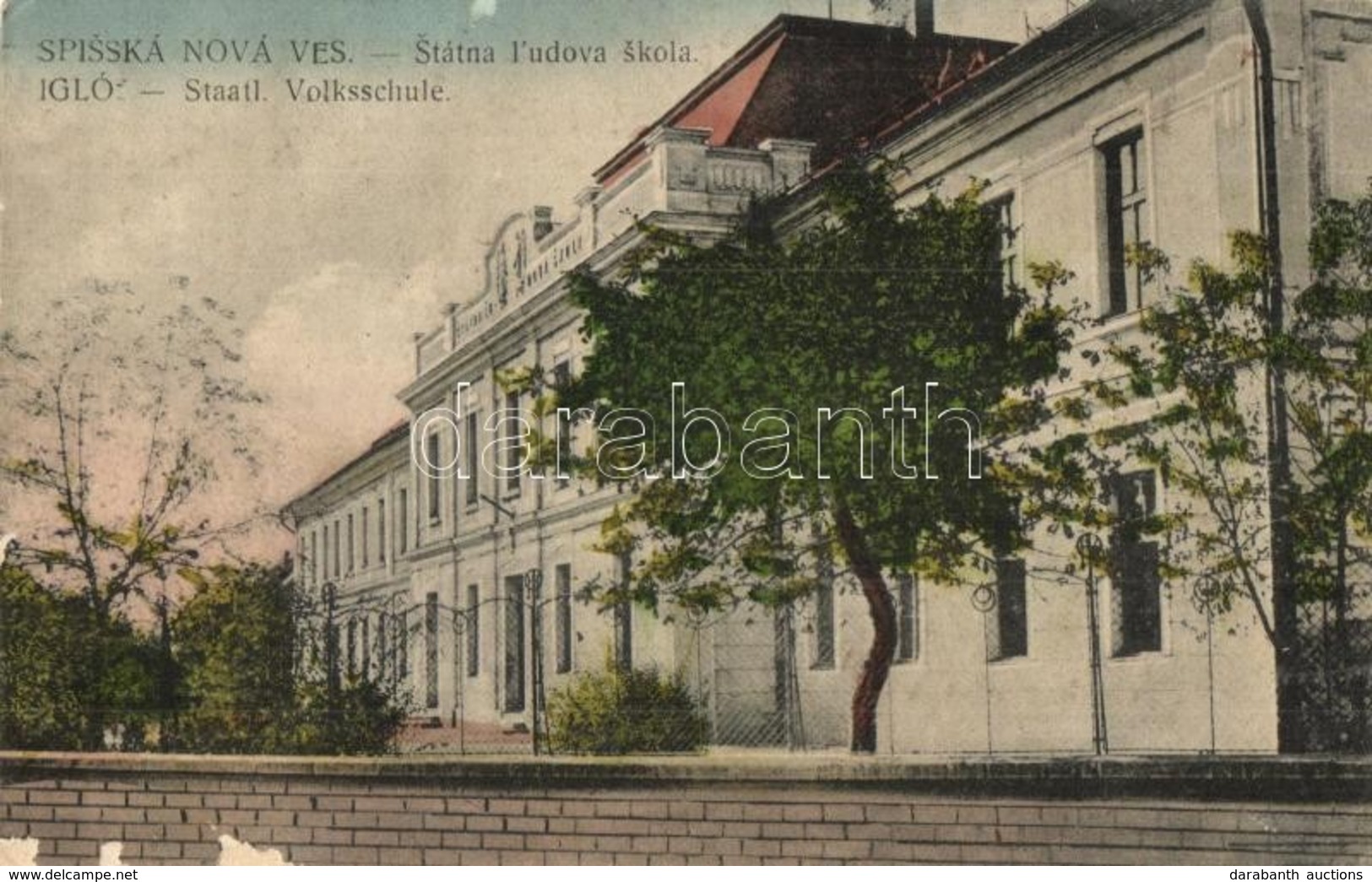 T2/T3 Iglófüred, Bad Zipser Neudorf, Kúpele Spisská Nová Ves; Státna Ludova Skola / Staatl. Volksschule / Állami Iskola  - Zonder Classificatie