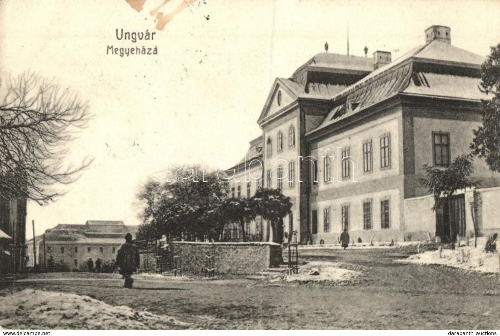 T4 1911 Ungvár, Uzshorod, Uzhhorod, Uzhorod; Megyeháza / County Hall (fa) - Non Classés
