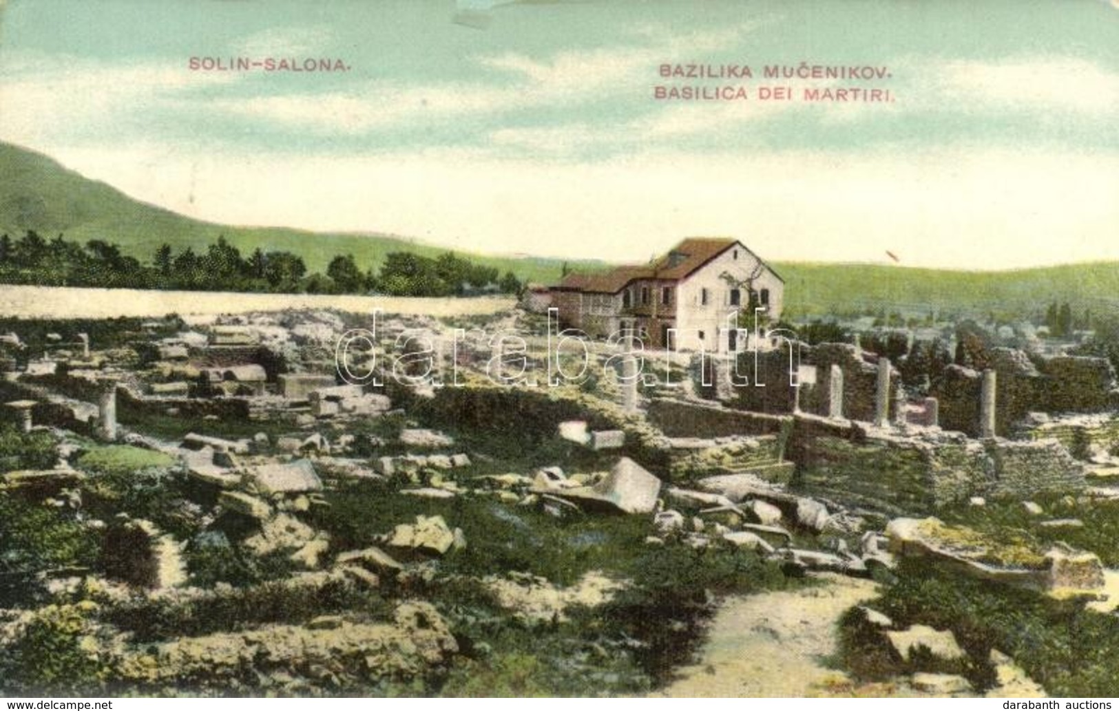 T2 Solin, Salona; Basilica Dei Martiri / Bazilika Mucenikov / Ruins, Martyrs' Basilica. W. L. Bp. 4594. - Unclassified