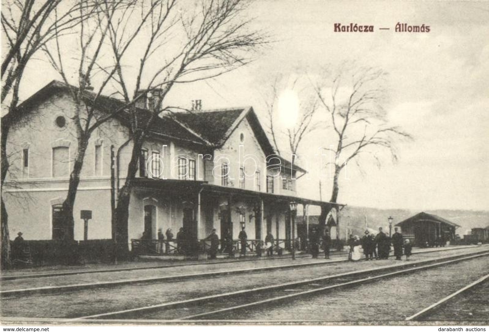 * T2 Karlóca, Karlowitz, Sremski Karlovci; Vasútállomás / Railway Station - Non Classés