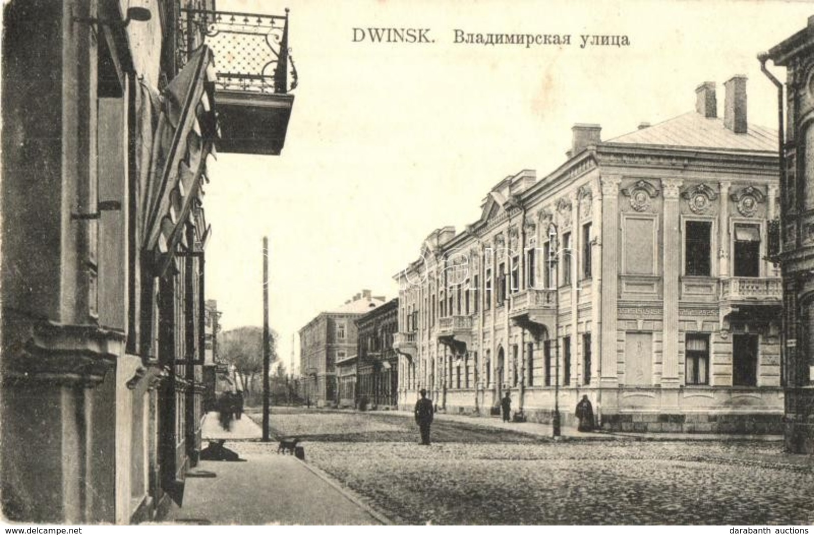 T2/T3 Daugavpils, Dwinsk; Vladimirskaya Ulitsa / Street View (EK) - Zonder Classificatie
