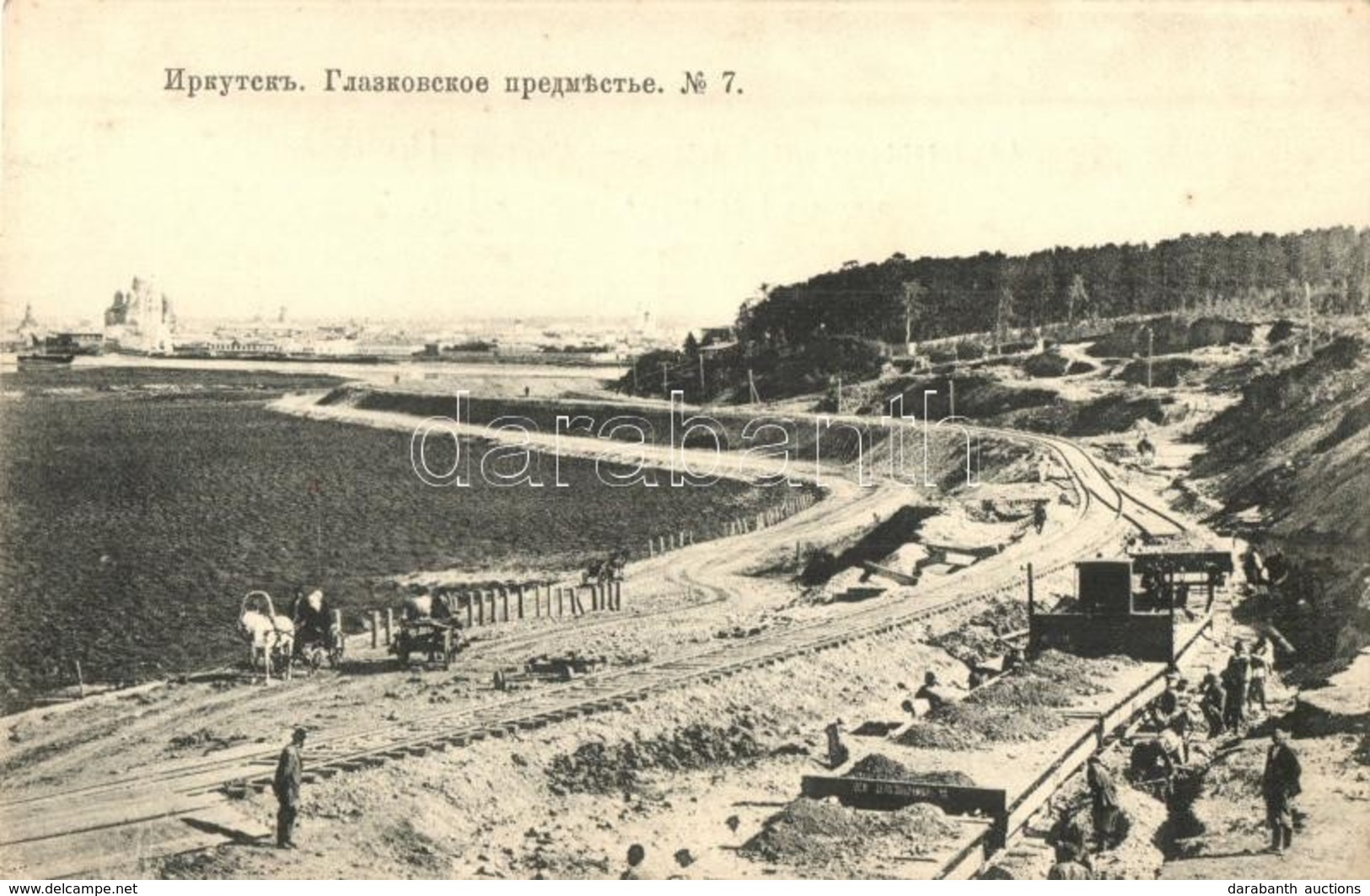 ** T2 Irkutsk, Construction Of Railways, Railroad In Glazkov Suburb. Scherer, Nabholz & Co. - Unclassified