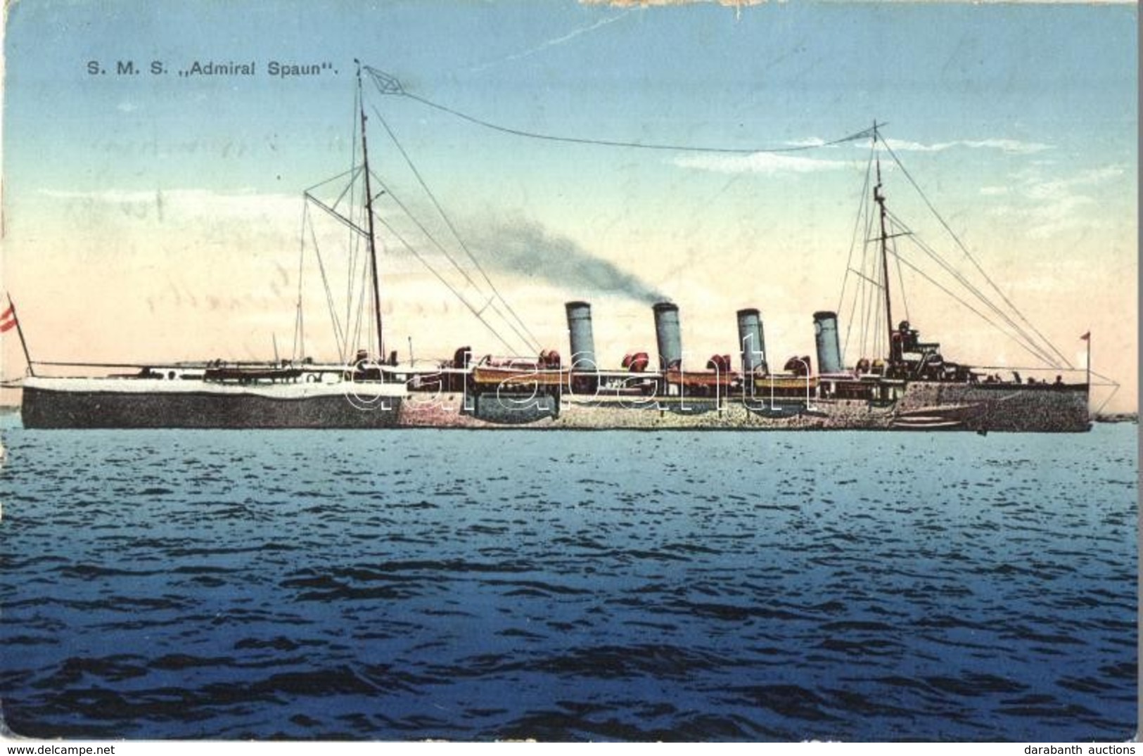 T2/T3 1915 SMS Admiral Spaun Az Osztrák-Magyar Haditengerészet Gyorscirkálója / K.u.K. Kriegsmarine / WWI Austro-Hungari - Unclassified
