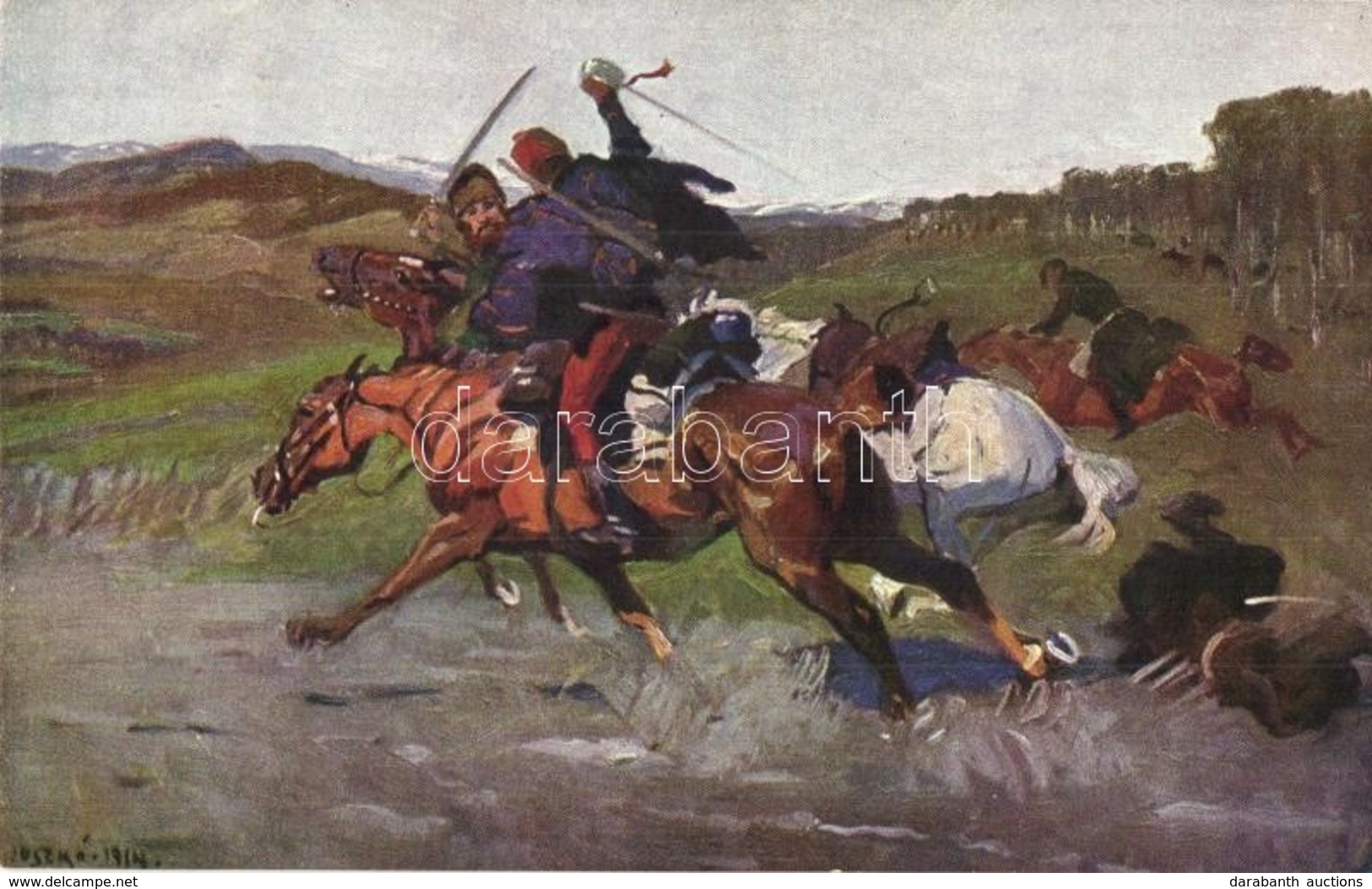 ** T1 Kozákhalál Máramarosban. Hadsegélyező Hivatal 1914. / WWI K.u.K. Military, Death Of Cossacks In Maramures S: Juszk - Unclassified