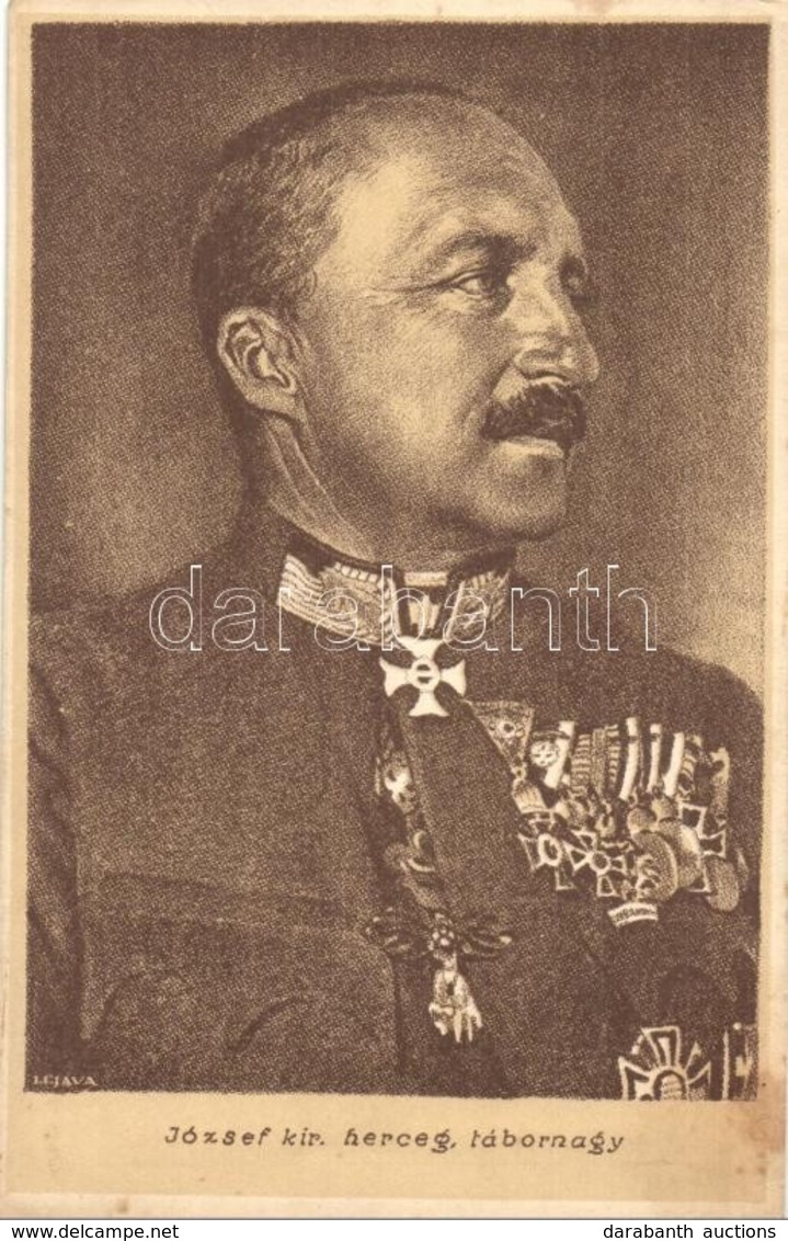 ** T2/T3 József Királyi Herceg, Tábornagy / Archduke Joseph August Of Austria, General Of The Austro-Hungarian Army S: L - Zonder Classificatie