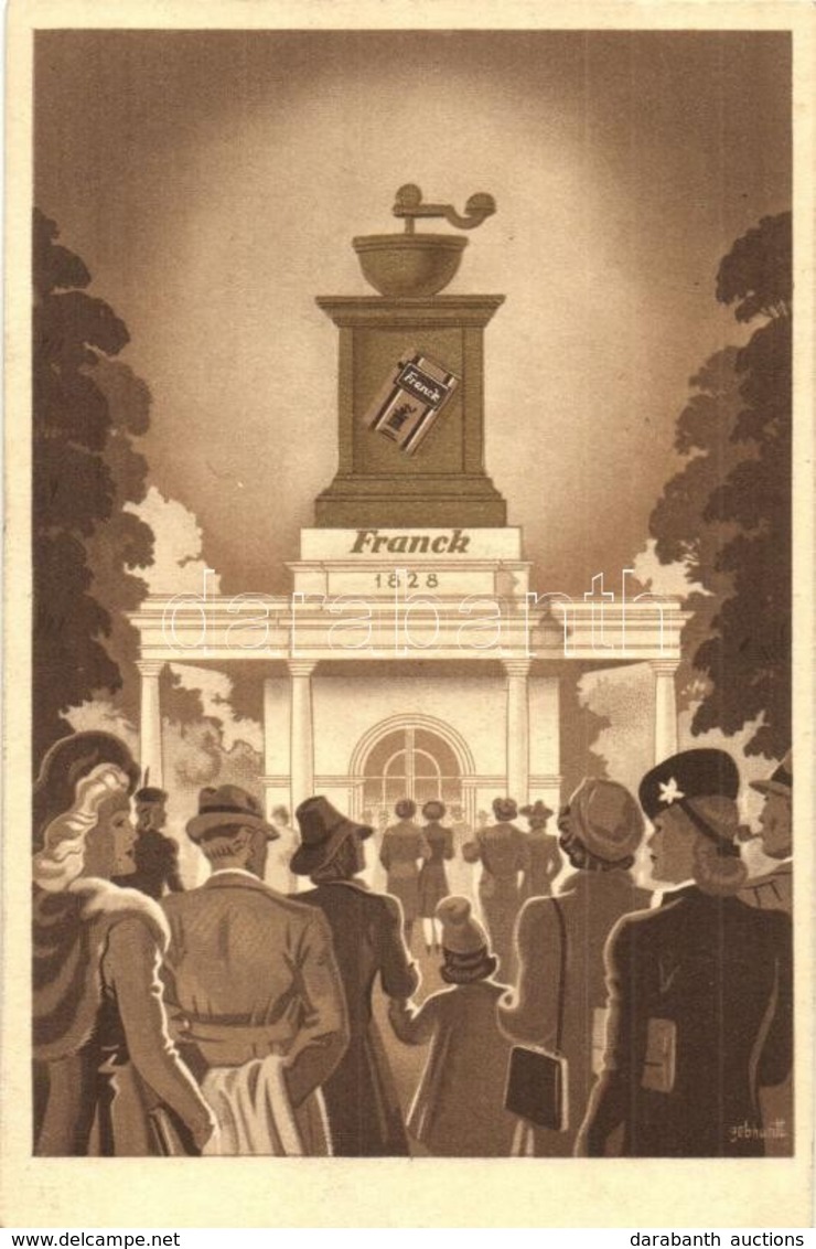 ** T2 1941 Budapesti Nemzetközi Vásár, Franck Kávé Pavilonja, Reklám, Klösz / Hungarian Coffee Advertisement S: Gebhardt - Unclassified