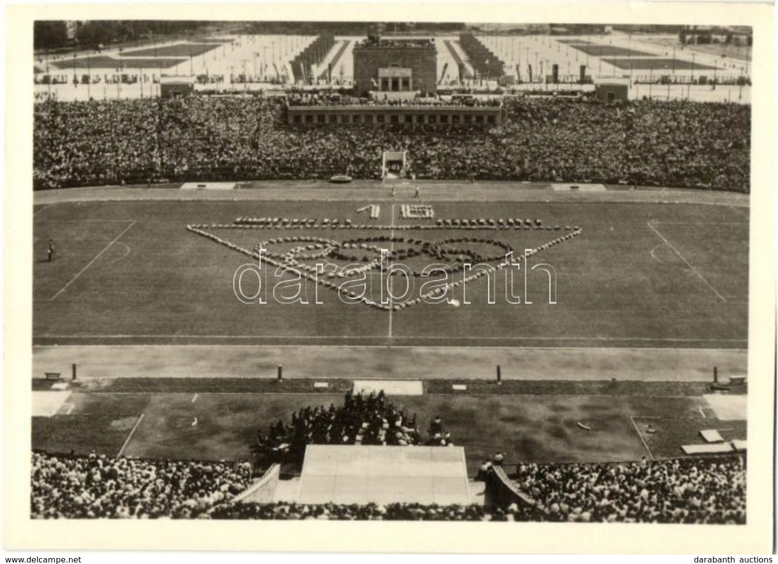 ** T2 1953 A Népstadion ünnepélyes Megnyitója (16 Aranyérem Az 1952-es Nyári Olimpián Helsinkiben). Foto Bojár Sándor. K - Unclassified