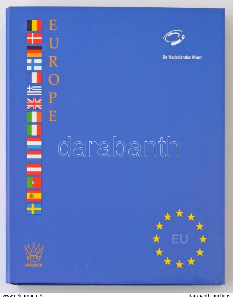 Gyűrűs érmegyűjtő Album Európai Forgalmi Sorok Számára, 16 Férőhellyel, Használt, Szép állapotban. - Sin Clasificación