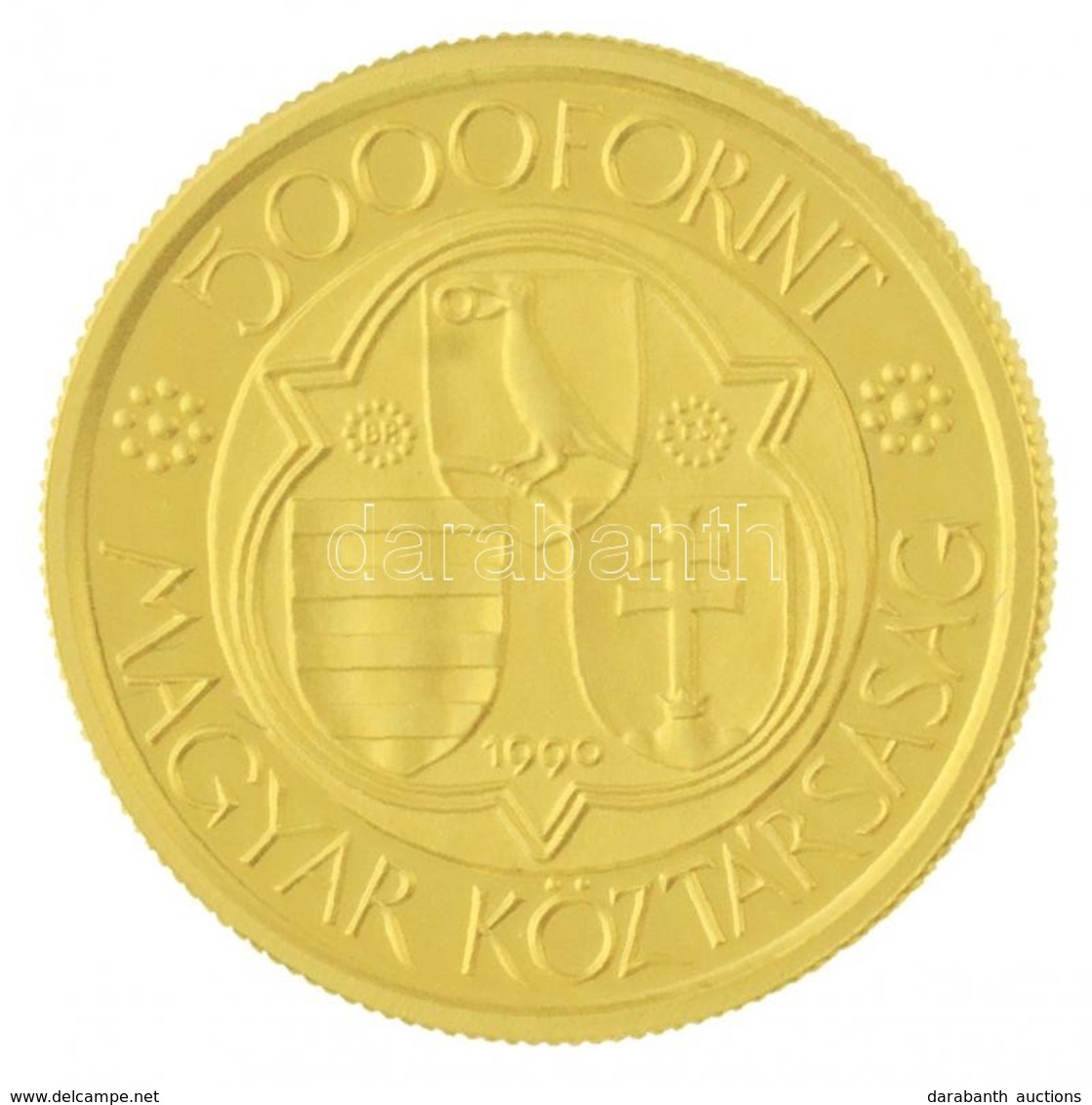 1990. 5000Ft Au 'Mátyás Király' Dísztokban (6,98g/0.986) T:PP Enyhe Felületi K.
Hungary 1990. 5000 Forint Au 'King Matth - Unclassified