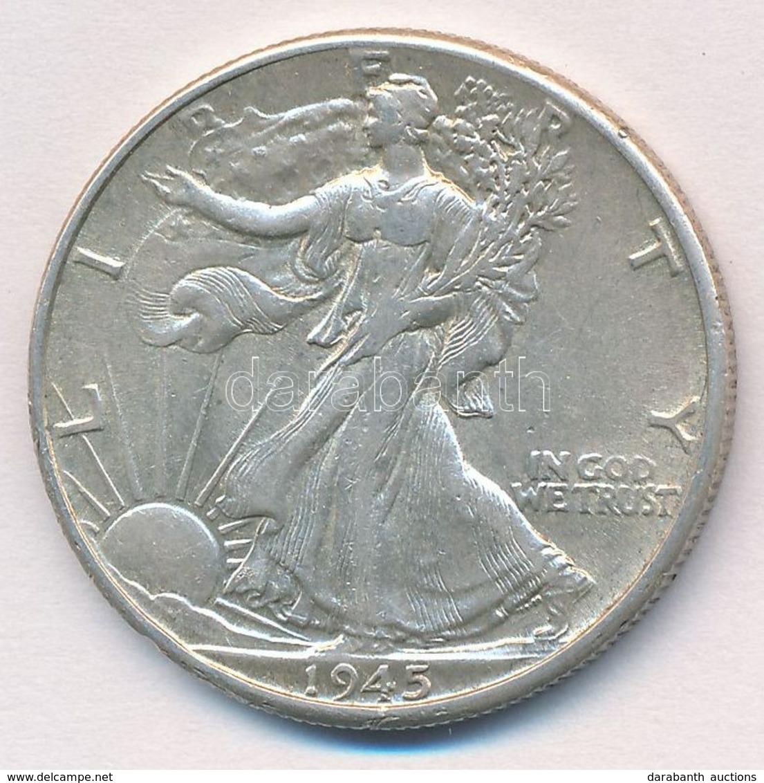 Amerikai Egyesül Államok 1945. 1/2$ Ag 'Walking Liberty' T:2 Kis Ph.
USA 1945. 1/2 Dollar Ag 'Walking Liberty' C:XF Smal - Unclassified