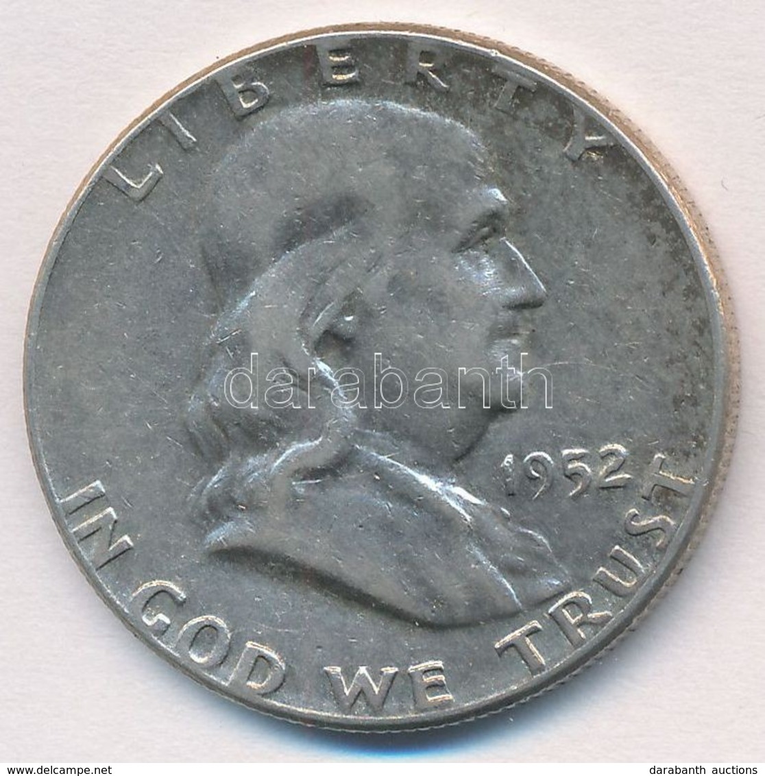 Amerikai Egyesült Államok 1952. 1/2$ Ag 'Franklin' T:2
USA 1952. 1/2 Dollar Ag 'Franklin' C:XF - Unclassified