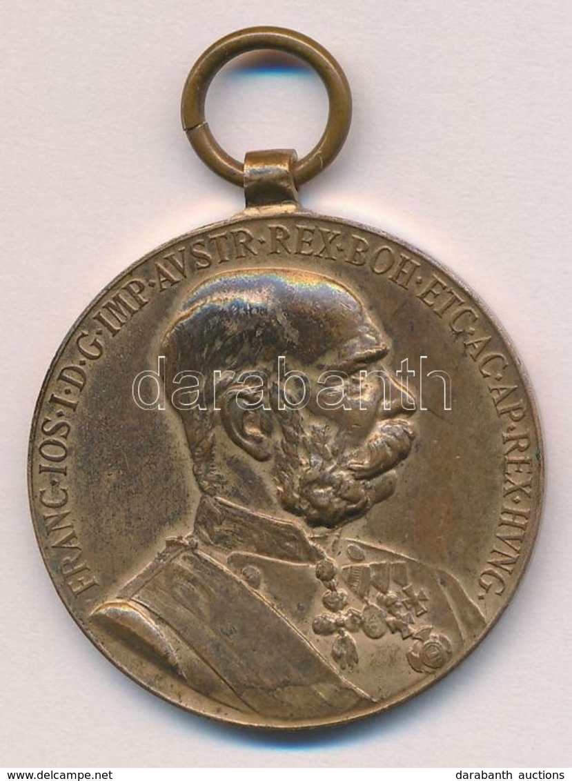 1898. 'Jubileumi Emlékérem Fegyveres Erő Számára / Signum Memoriae (AVSTR)' Br Kitüntetés T:3 
Hungary 1898. 'Commemorat - Other & Unclassified