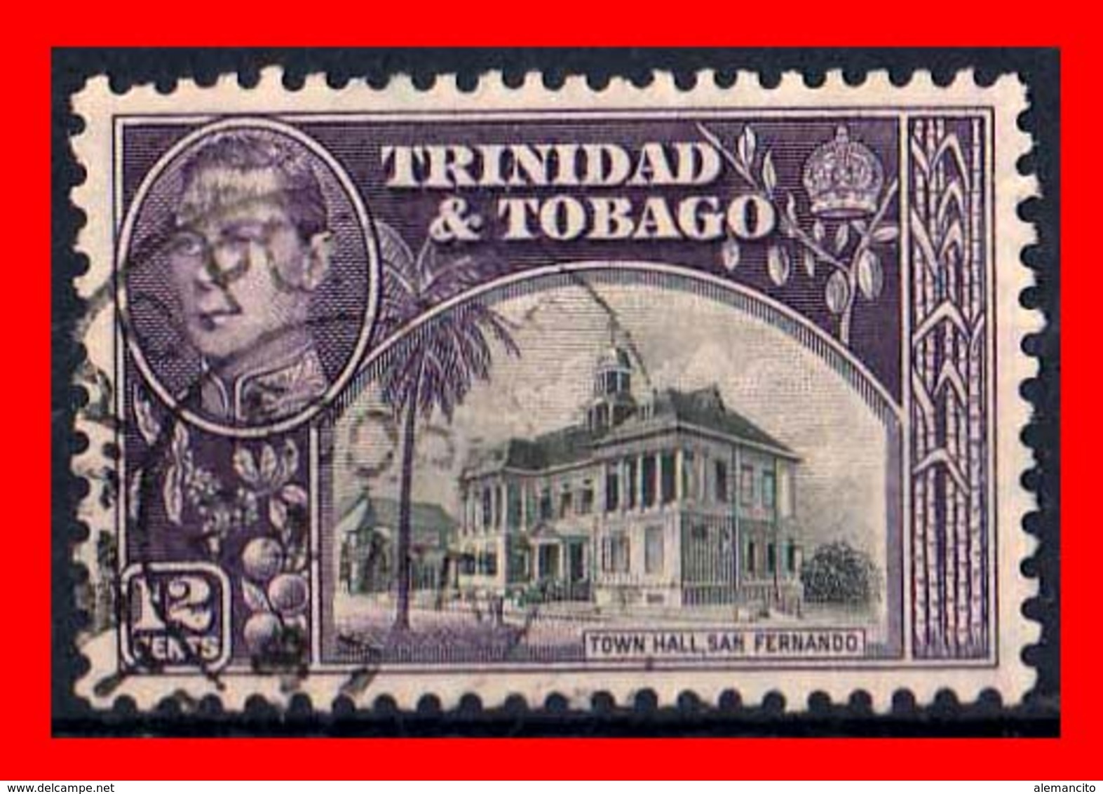 TRINIDAD & TOBAGO ( AMERICA DEL NORTE )  . STAMPS AÑO 1935 -1937 PAISAJES Y EDIFICIOS. AYUNTAMIENTO DE SAN FERNANDO - Trinidad Y Tobago (1962-...)