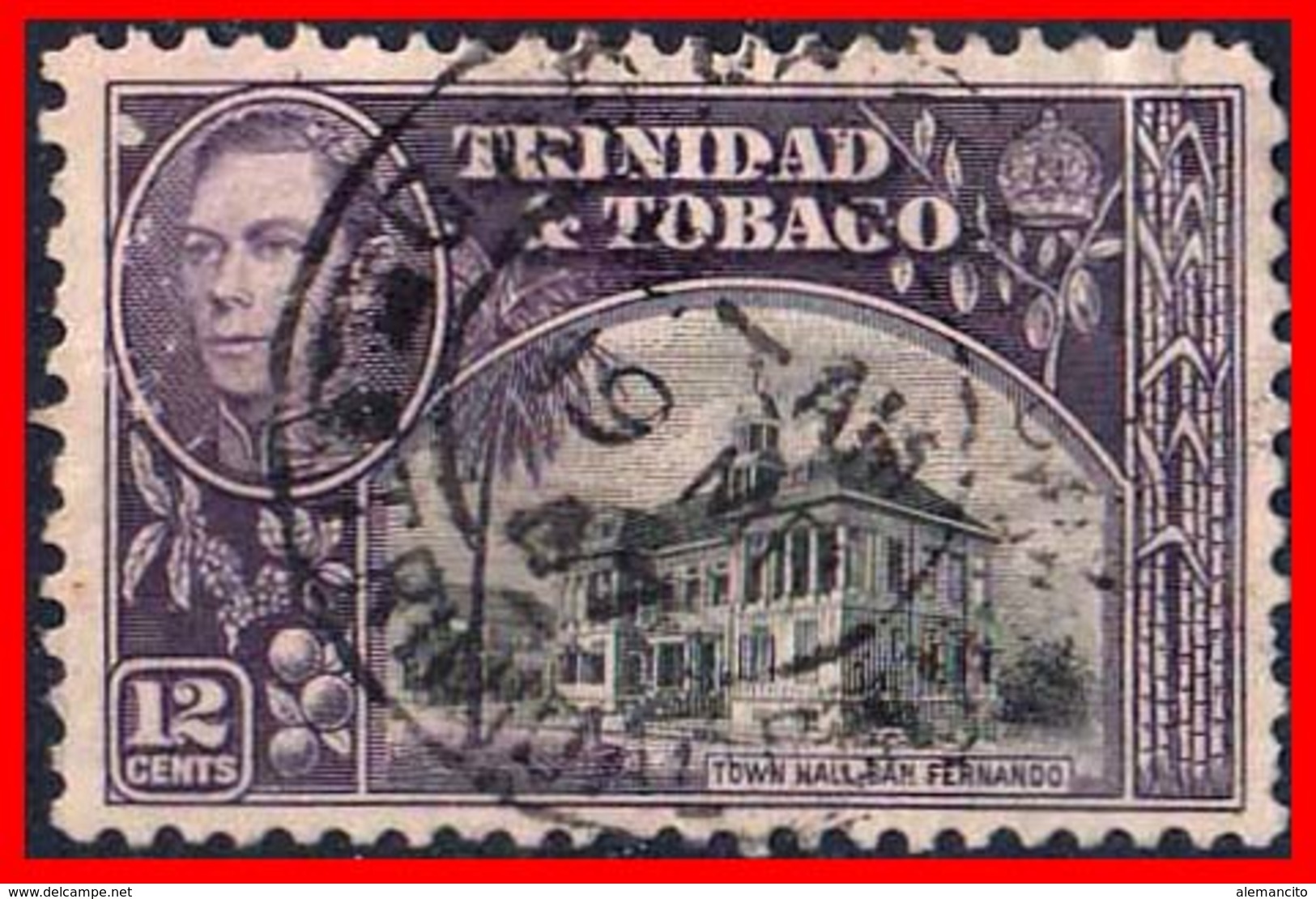 TRINIDAD & TOBAGO ( AMERICA DEL NORTE )  . STAMPS AÑO 1935 -1937 PAISAJES Y EDIFICIOS. AYUNTAMIENTO DE SAN FERNANDO - Trinidad & Tobago (1962-...)