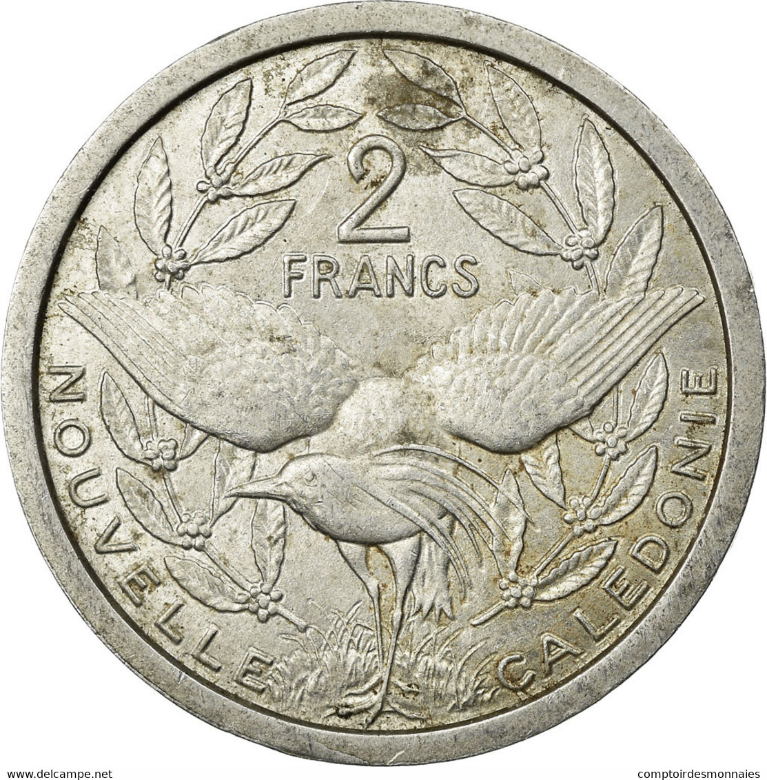 Monnaie, Nouvelle-Calédonie, 2 Francs, 1949, Paris, TB+, Aluminium, KM:3 - Nieuw-Caledonië