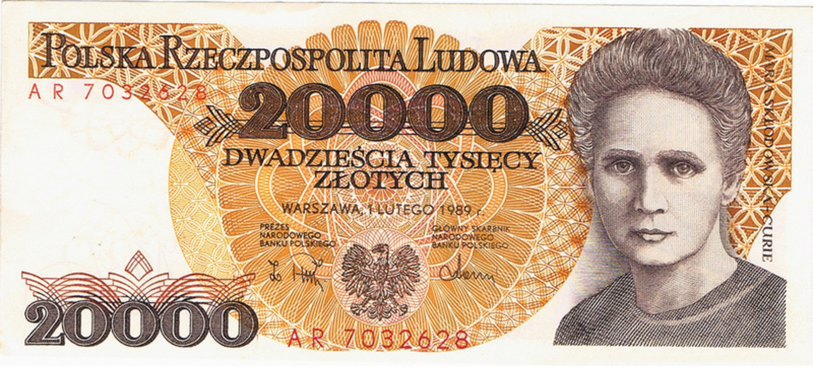 NARODOWY BANK POLSKI - 20.000 ZLOTYCH - 1989 - Poland