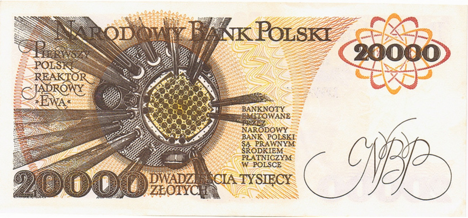 NARODOWY BANK POLSKI - 20.000 ZLOTYCH - 1989 - Poland