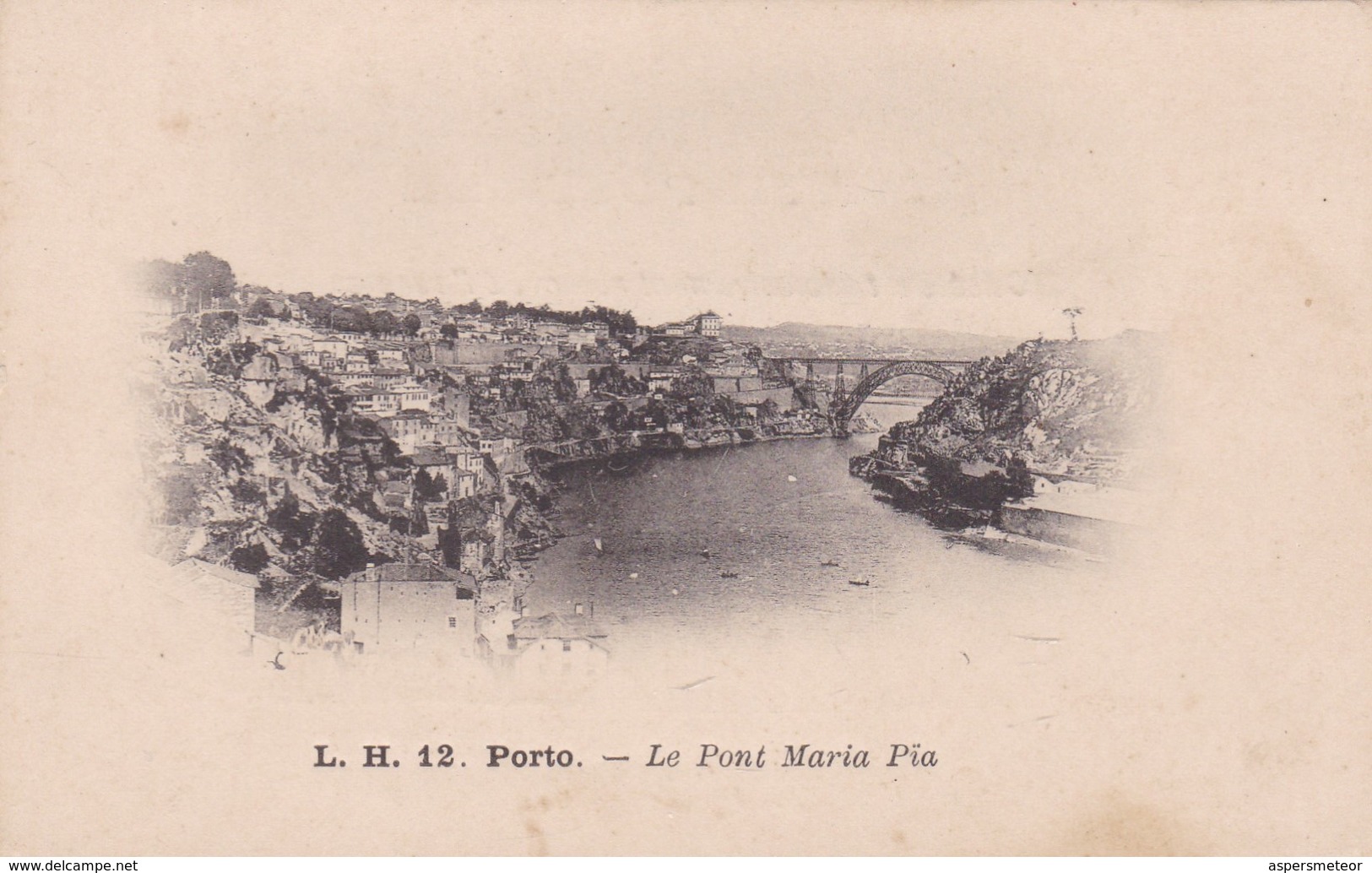 L.H. PORTO. LE PONT MARIA PIA. CPA CIRCA 1900s - BLEUP - Porto