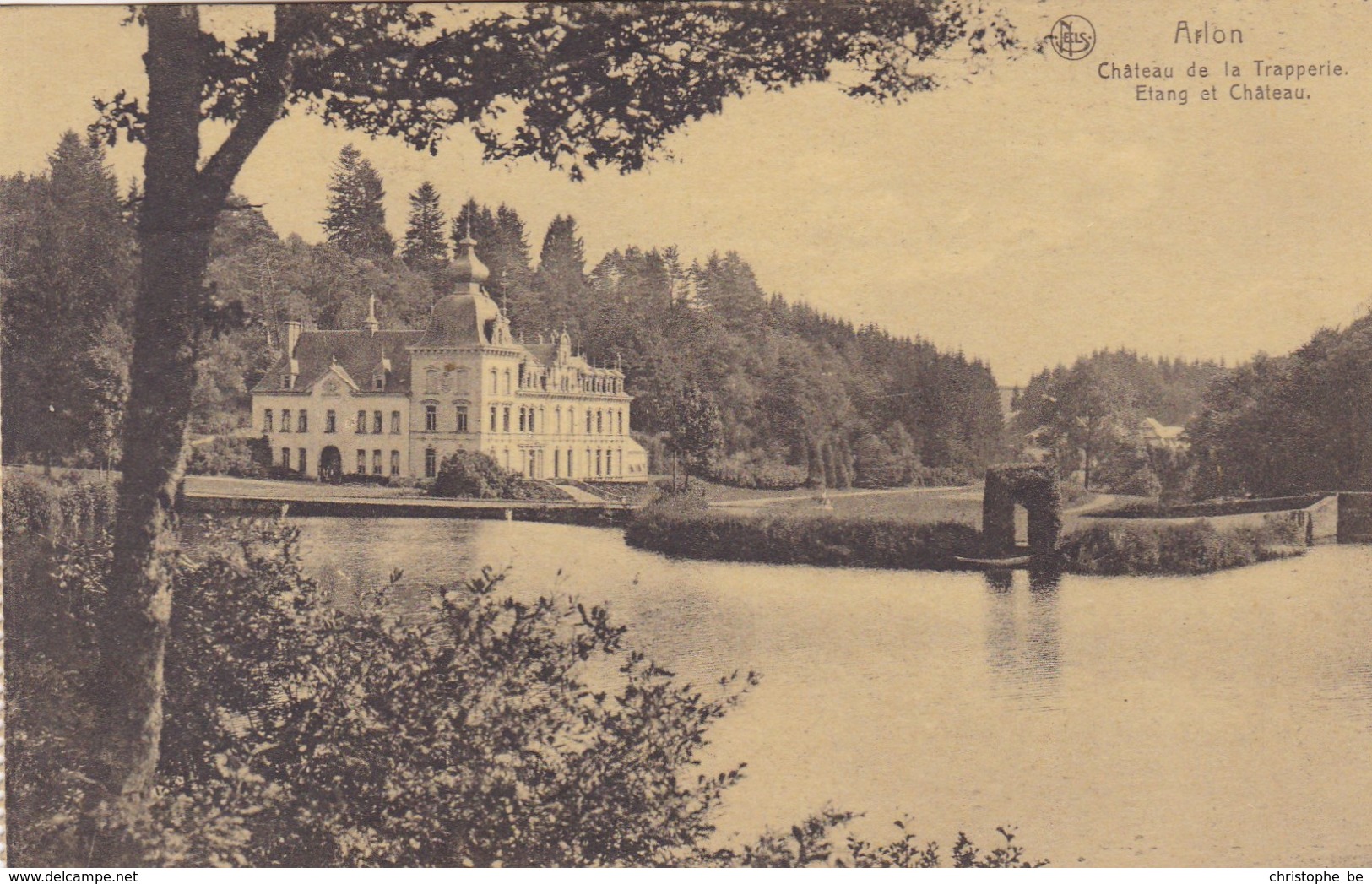 Arlon, Château De La Trapperie, Etang Et Château (pk58182) - Aarlen