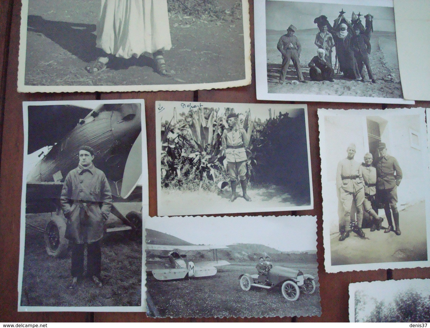 Lot Photos Armée De L'Air - SPA / Escadrille - Année 20' à 40'. - Armée De Terre