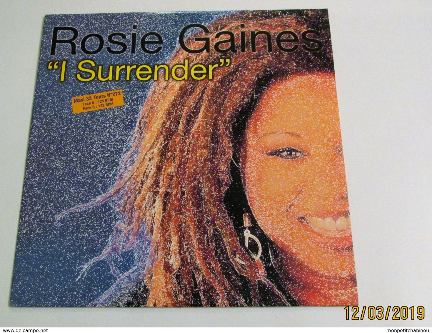 Maxi 33T ROSIE GAINES : I Surrender - Dance, Techno En House