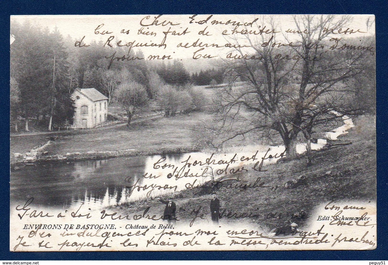 Environs De Bastogne. Château De Rollé. 1903 - Bastogne