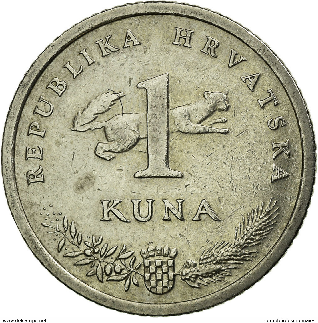 Monnaie, Croatie, Kuna, 2010, TTB, Copper-Nickel-Zinc, KM:20.2 - Croatie