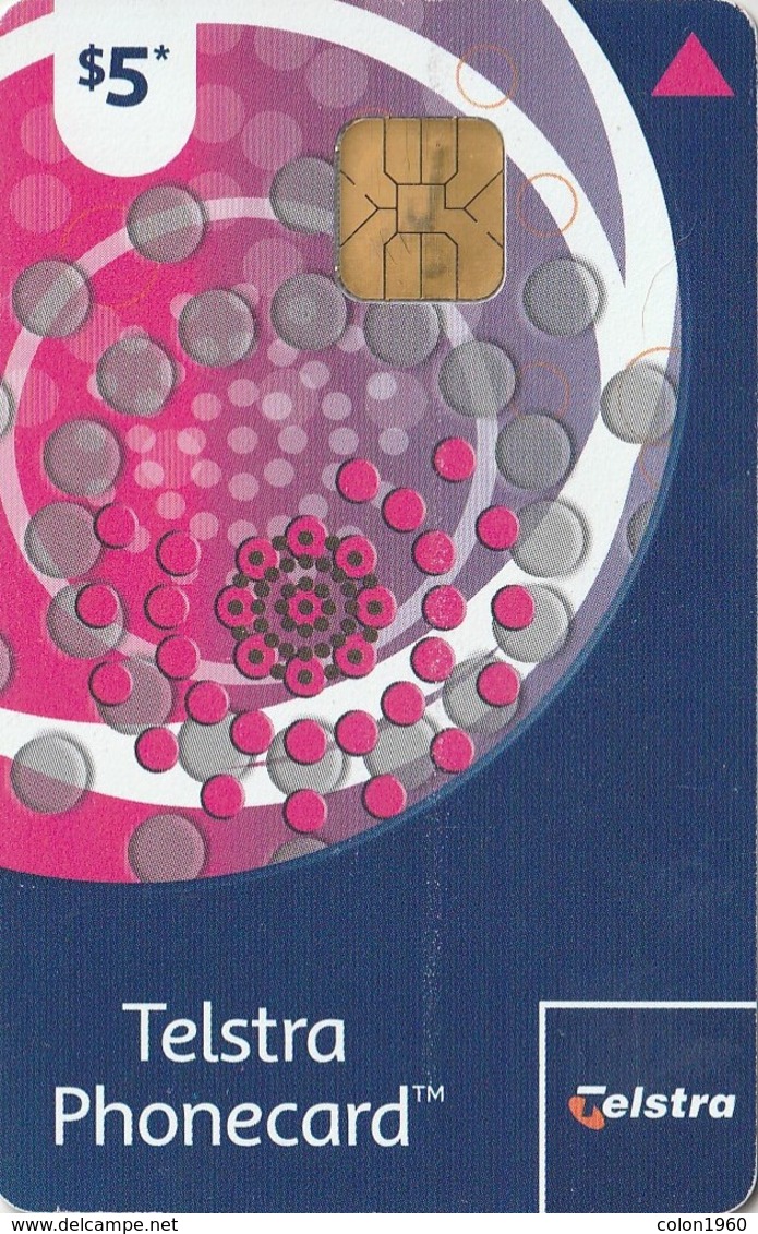 TARJETA TELEFONICA DE AUSTRALIA, Hot Pink Circles (Exp.Jan'07). AUS-C-N04001-07B. (021) - Australia