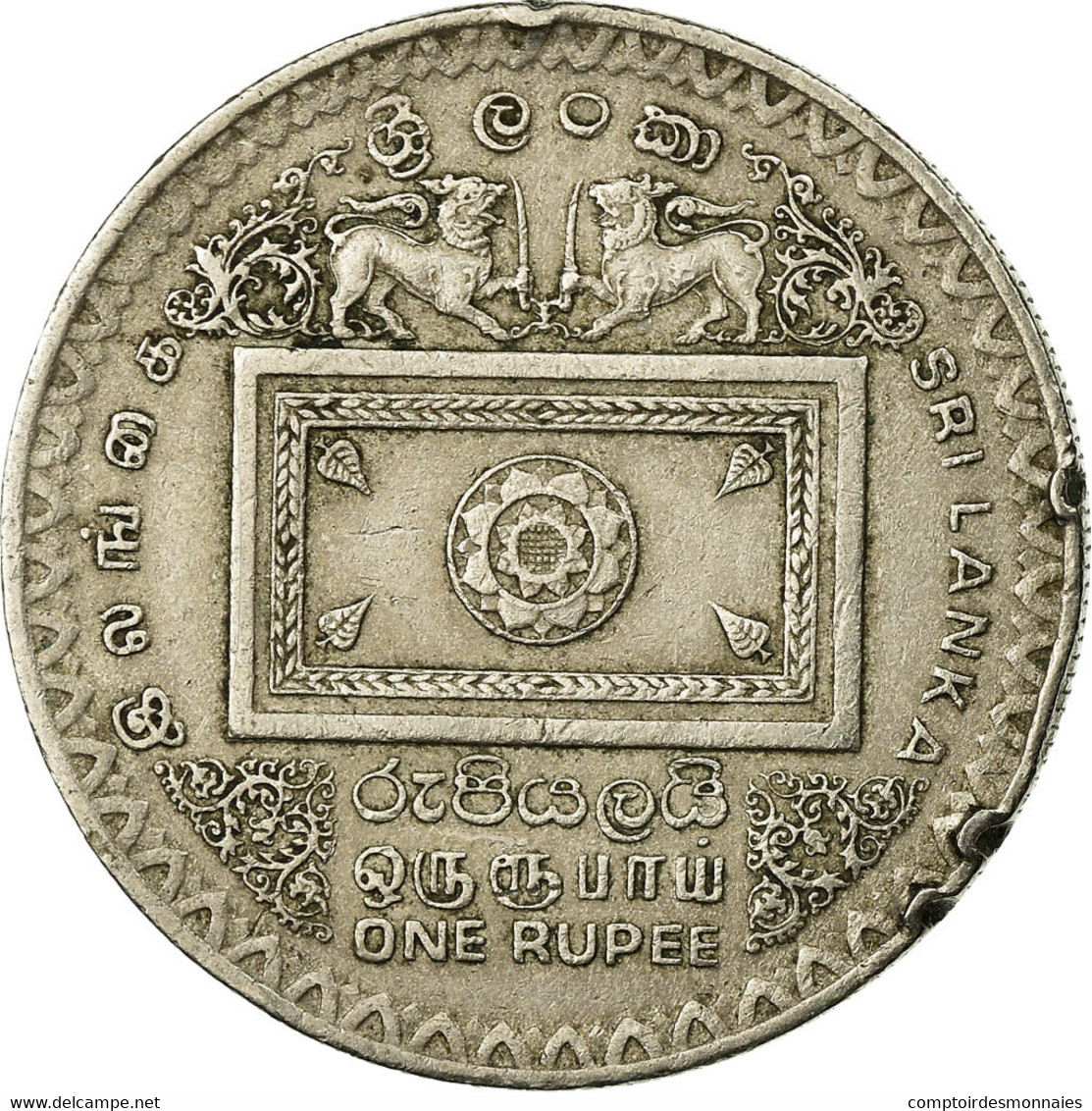 Monnaie, Sri Lanka, Rupee, 1992, TB+, Copper-nickel, KM:151 - Sri Lanka