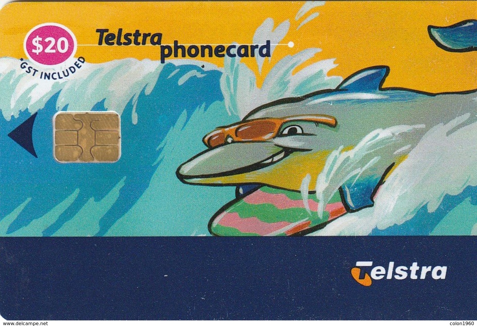 TARJETA TELEFONICA DE AUSTRALIA, Dolphin - No "Life Easier" (Exp.Nov'03). AUS-C-N01005-3. (042) - Australia